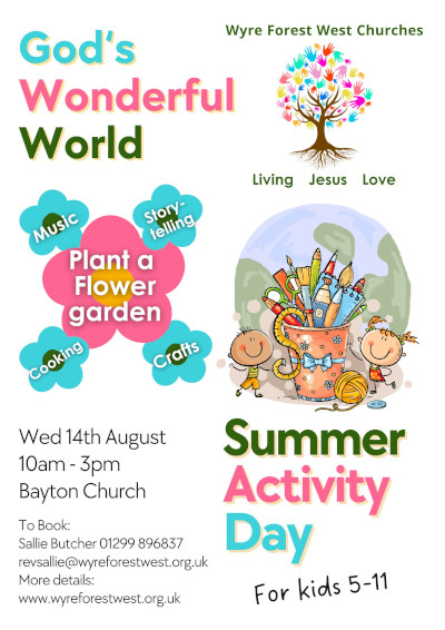 Bayton Church 10:00am-03:00pm 14th Aug